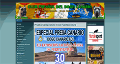 Desktop Screenshot of clubdogocanario.org